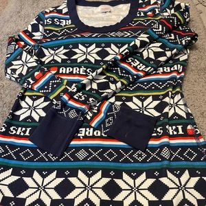Hanna Anderson apres ski Pj TOP women’s small